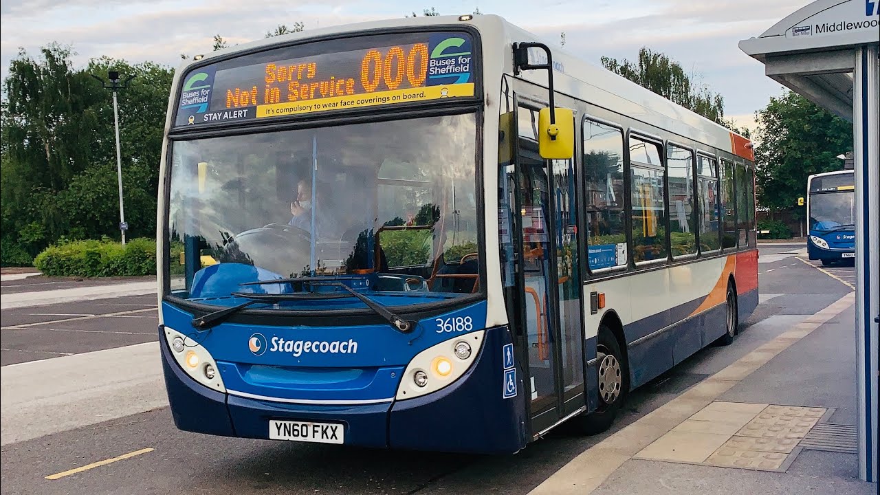 Stagecoach Bus Sheffield 36188 From Middlewood P+R To Ecclesfield