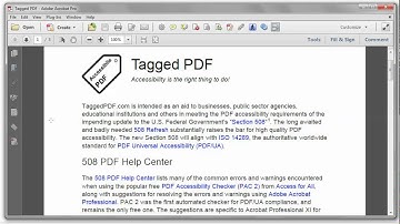 Resources for PDF 508 testing and remediation
