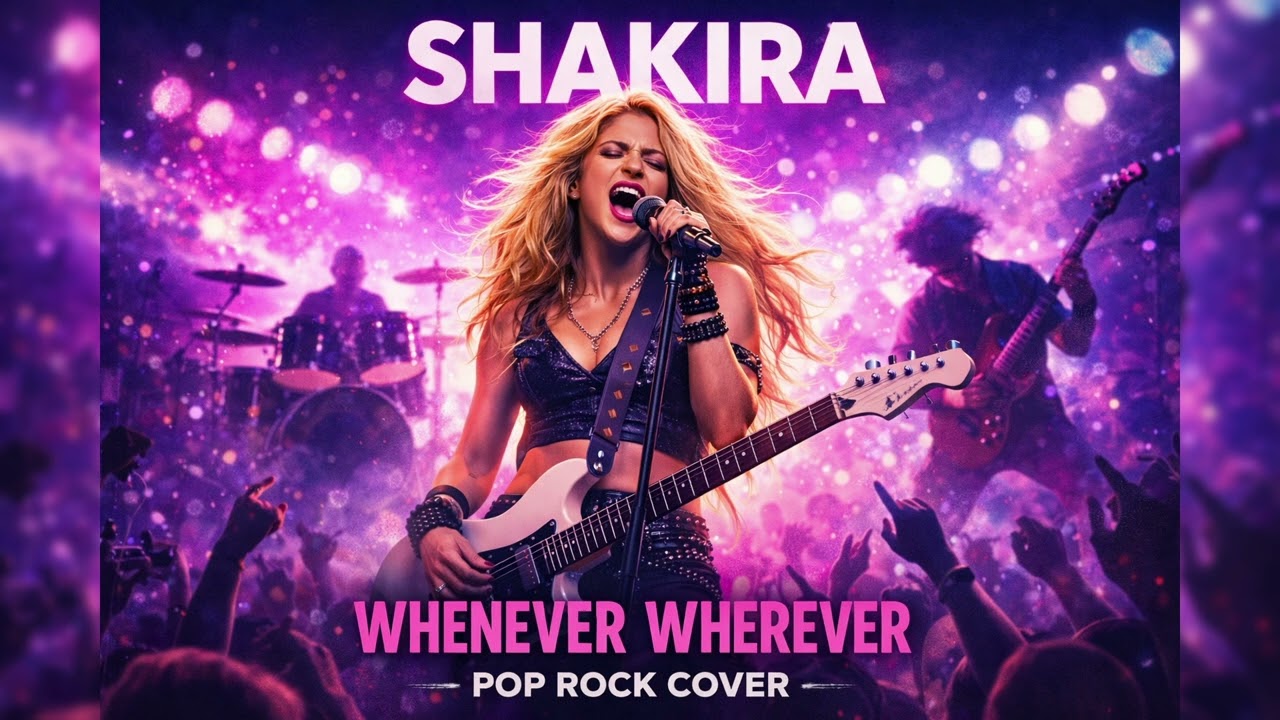 Shakira - Whenever Wherever Pop Rock cover