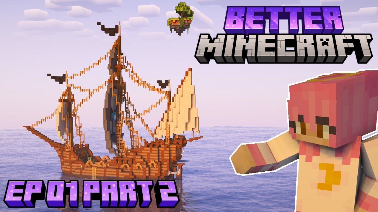 Playing Better Minecraft for the FIRST TIME | Part 2 - YouTube