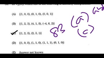 TNPSC - COMBINED STATISTICAL SERVICE 2022 - MATHEMATICS PAPER - CLAIM QUESTIONS - PART I