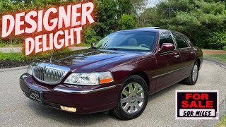 2007 Lincoln Town Car Designer 50K Miles BLACK CHERRY For sale Specialty Motor Cars