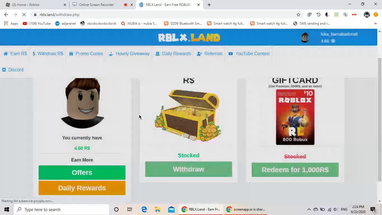 Roblox land робаксы