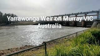 Yarrawonga Weir on Murray, VIC Australia