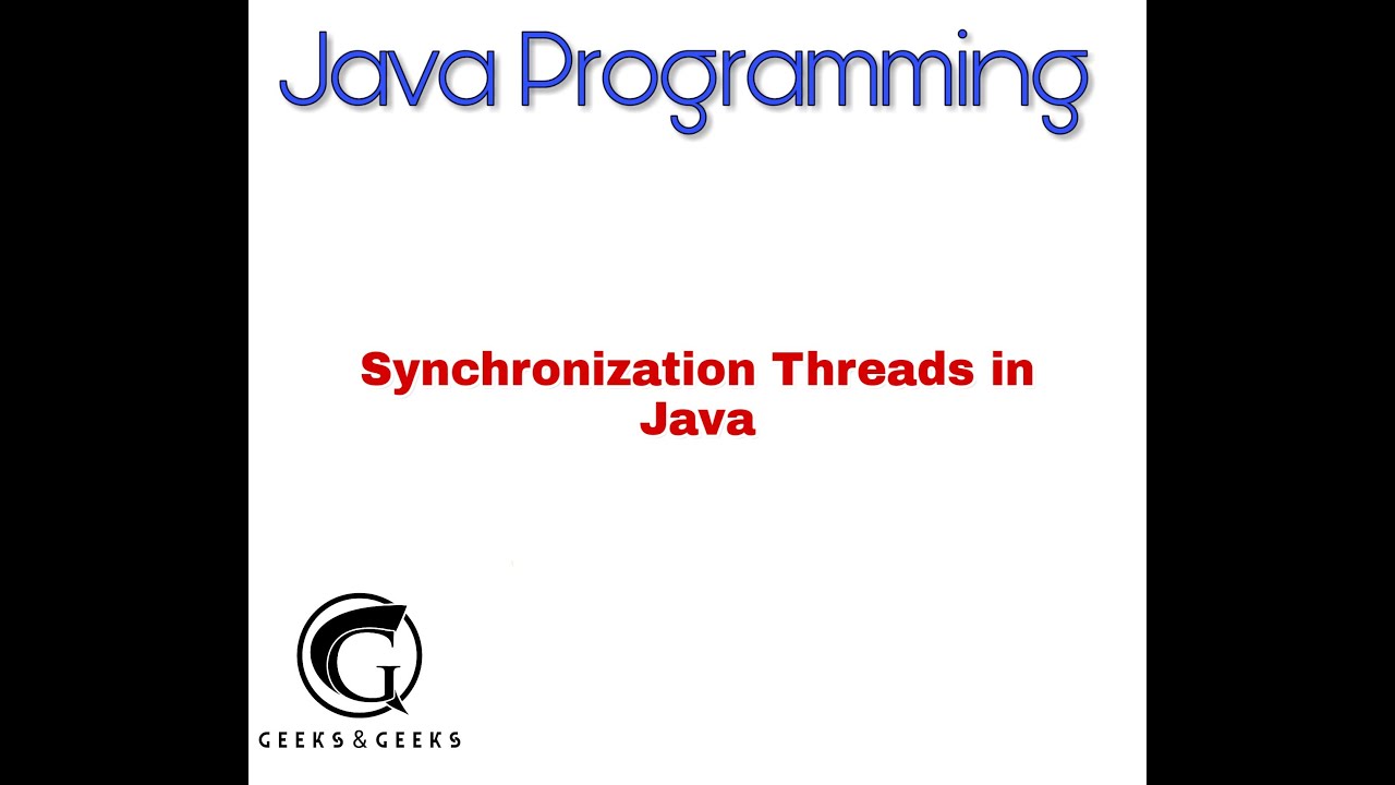 Thread Synchronization in Java - Abhishek S. Rao - YouTube