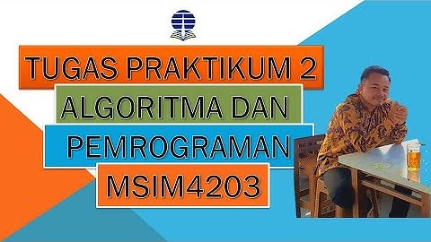 Tugas Praktikum 2 Algoritma dan Pemrograman