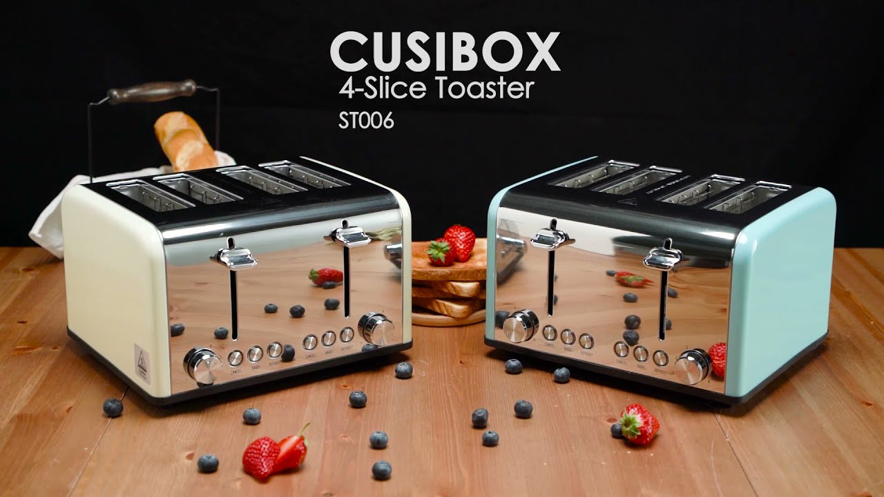 ST006 Electric Four Slice Toaster Vertical Toasted Bread