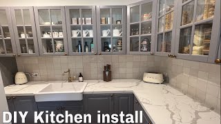 Ikea kitchen installation DIY  step by step