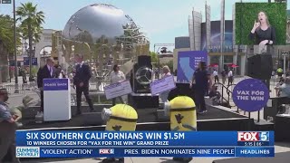 State Awards 10 Californians $1.5M In 'Vax For The Win' Incentive Program