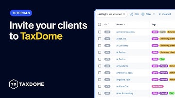 Invite your clients to TaxDome