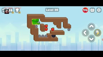 Snake Puzzle Slither to Eat level 36 Walkthrough Solution 