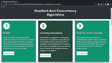 Team 66 - Deadlock and Concurrency Algorithms (Website)   | Project OS LAB | Semester 5