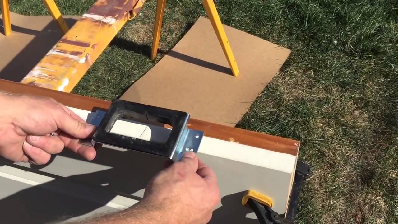How To Route Out A Door For Hinges