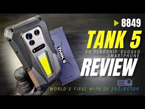 8849 TANK 5 Review – World's First 2K Projector Phone | 17,600mAh Battery & Dimensity 9400e
