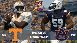 SFA Season 15 Week 6 Gameday: #18 Tennessee (2-2) @ #10 Auburn (4-0) Highlights