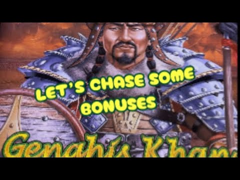 BONUS CHASING SESSION WITH GENGHIS KHAN #gamblebeeslots #slot #casino