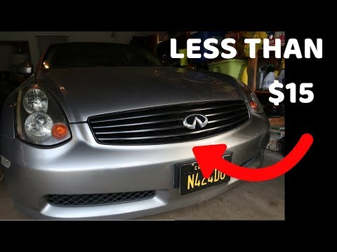 How To Plasti Dip Your G35 Grill DIY