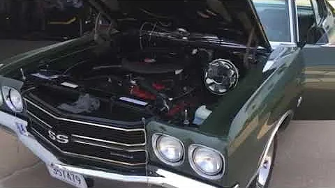1970 Chevelle SS 396 4 speed start up and walk around