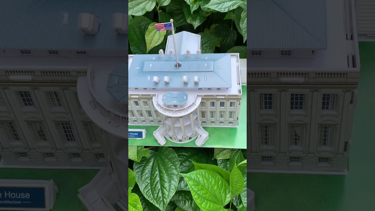 3D Puzzle Cubicfun The White House #Shorts - YouTube