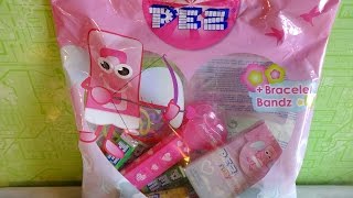 PEZ Heart Dispenser Candy Set Friends Forever Pack Unpacking screenshot 5