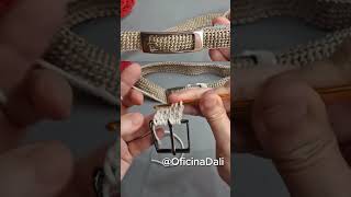 👆🏼TUTORIAL DE COMO FAZER UM CINTO DE CROCHÊ FÁCIL #shorts #handmadewithlove #handmade #tricô
