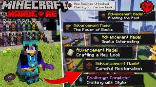 Completing Every ADVANCEMENT in Minecraft Hardcore 1.20 (Hindi)
