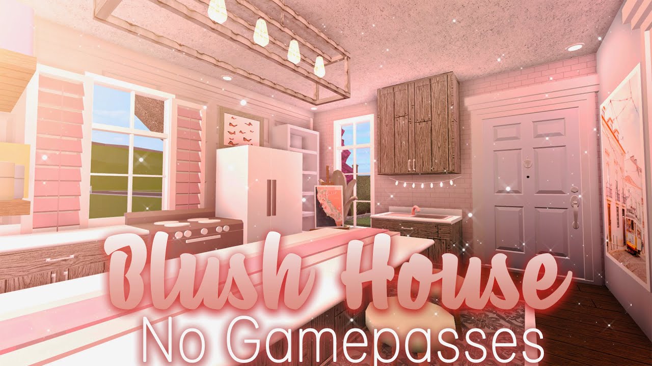 images Pink Aesthetic Blush House Bloxburg roblox bloxburg no gamepasses bl...