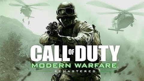 Modern warfare Remastered  playing different game modes
