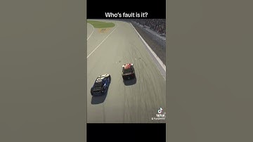 Who’s fault is it? #shorts #gaming #iracing #nascar