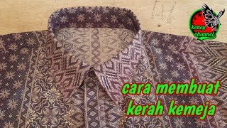 how to sew a shirt collar, and how to attach it