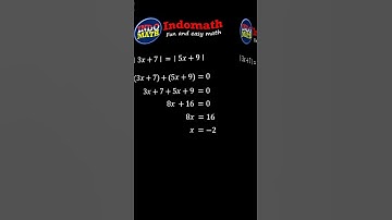 Trick how to solve absolute value equation !! #shorts #shortsvideo