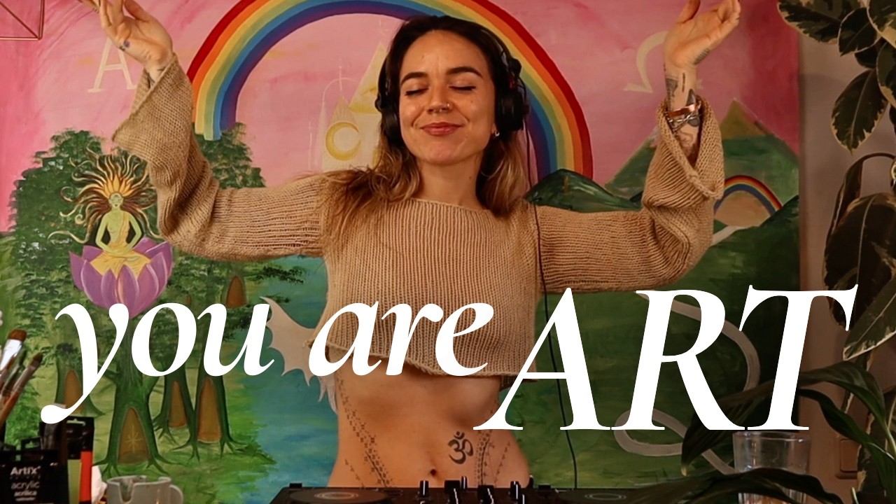 Awaken Your Inner Artist II - Ethnic Organic Downtempo DJ Mix & Visionary Art