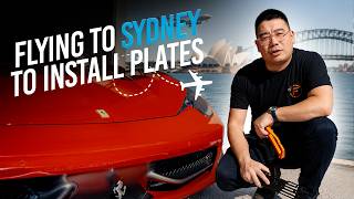 We Flew to Sydney to Install Plates on a Ferrari 458 ✈️