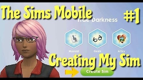 The Sims Mobile Cas | Creating My Sim