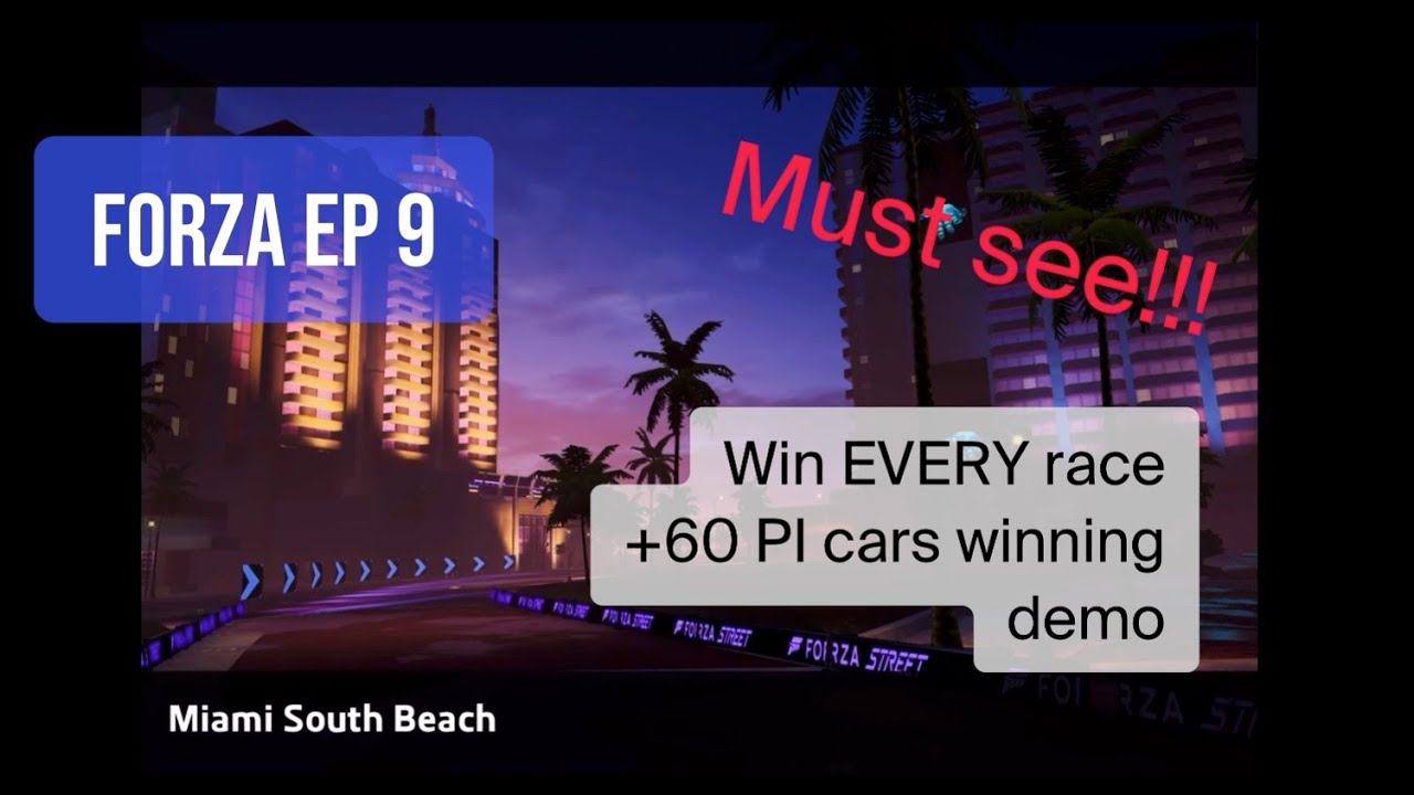 How to WIN EVERY race in this map of Forza Street (+60 PI races) | Forza Street Ep 9 (iOS 1080p)