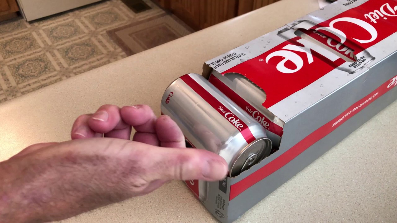 How To Open A 12 Pack Of Soda.