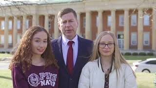 Ed Ollom for State Representative with Daughters