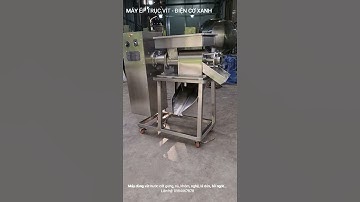 Máy Ép Trục Vít dùng vắt nước cốt gừng, khóm, nghệ, sả, lá dứa, rau ngót - ĐIỆN CƠ XANH 0984467870