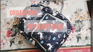 Organizing My Babydaiper Bagtyra Deck