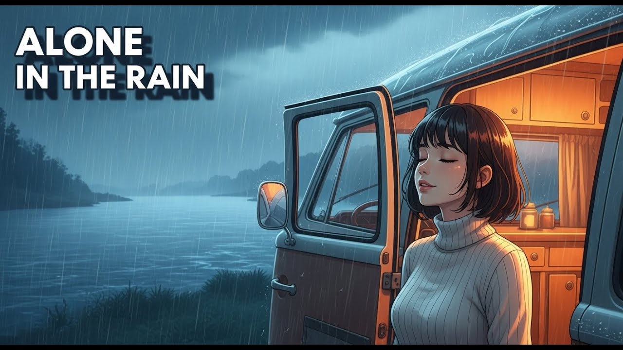 Solo Camping by the River in Heavy Rain 🌧️ | Cozy ASMR & Relaxing ...