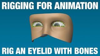 Eyelid Rig - Bone Rig | Blender Rigging For Animation