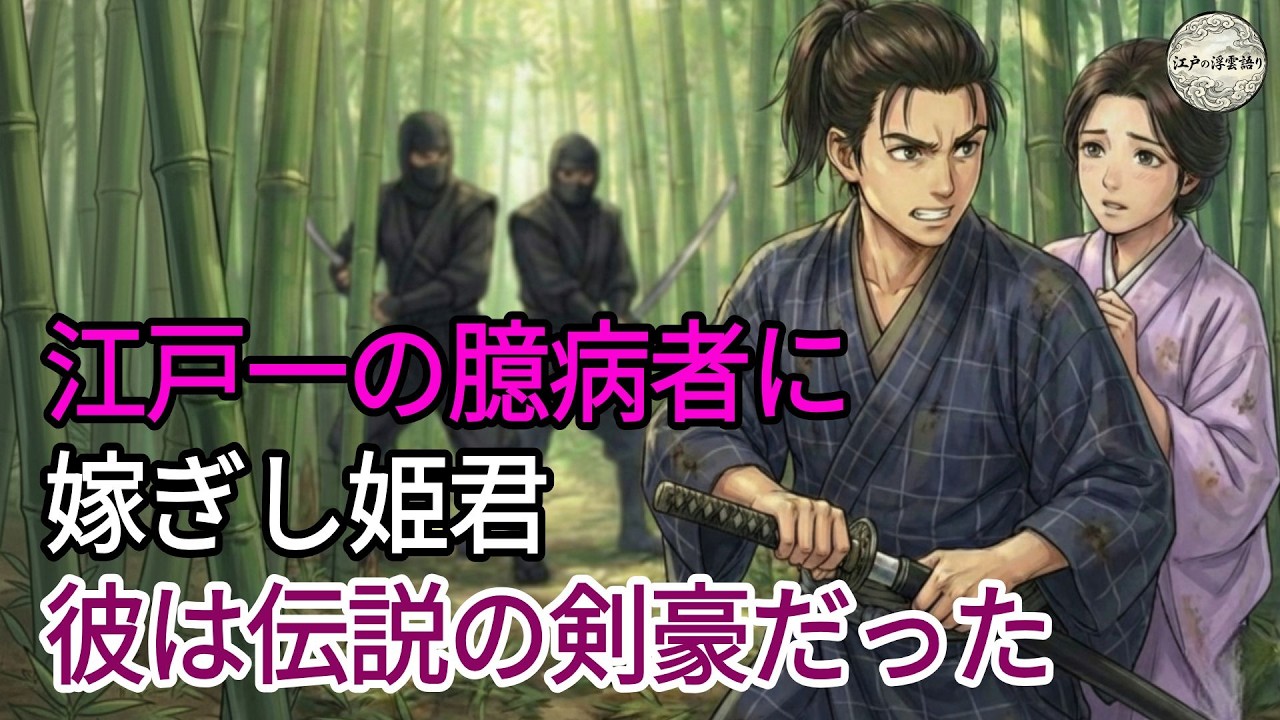江戸の伝説──「屑拾いの馬鹿」に嫁いだ令嬢が、隠された剣豪の正体を暴く| 民話 | 野談 | 時代劇 | 昔話 | 説話 | 朗読 | 伝説 |