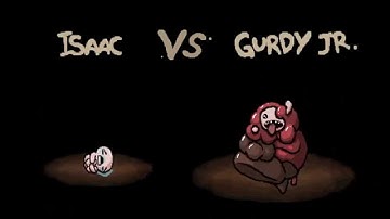The Binding of Isaac: Rebirth "Gurdy Jr" boss fight