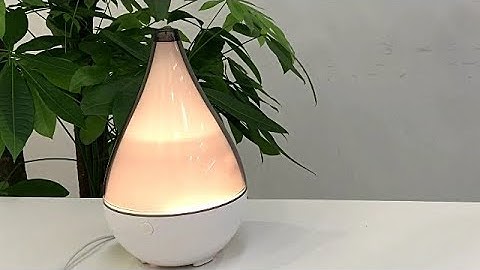 InnoGear 2018 Vase-Shaped Essential Oil Diffuser w/ Elegant Transparent Cover