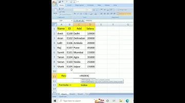 How to use the INDEX Function in Excel Excel Master #shorts #shortvideo #viral #viralvideo #laptop