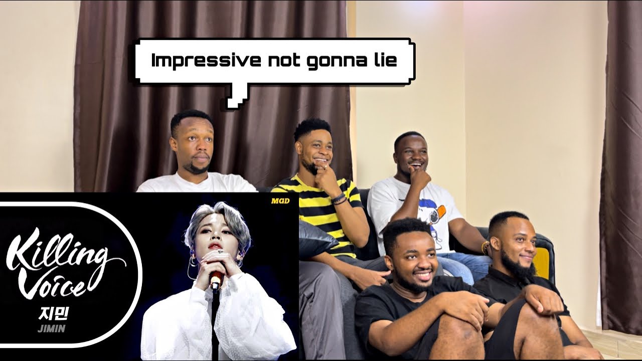 FIRST REACTION TO JIMIN KILLING VOICE