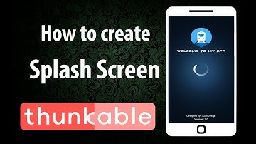 How to Create Splash Screen | Branding Screen In Thunkable | Easy Tutorial