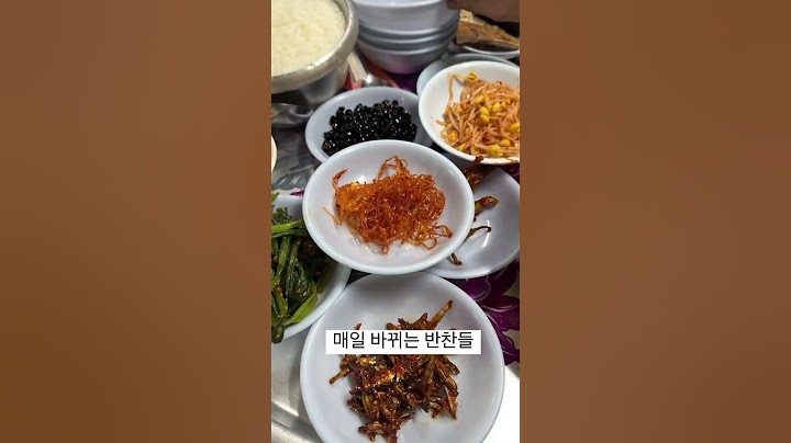 경동시장 상인 단골 백반집을 소개해요 #전주백반