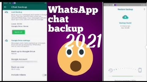 how to backup and restore whatsapp messages on android (2021) kannada