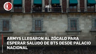 BTS desata euforia en el Zócalo de CDMX; Sheinbaum los presentó desde el balcón de Palacio Nacional